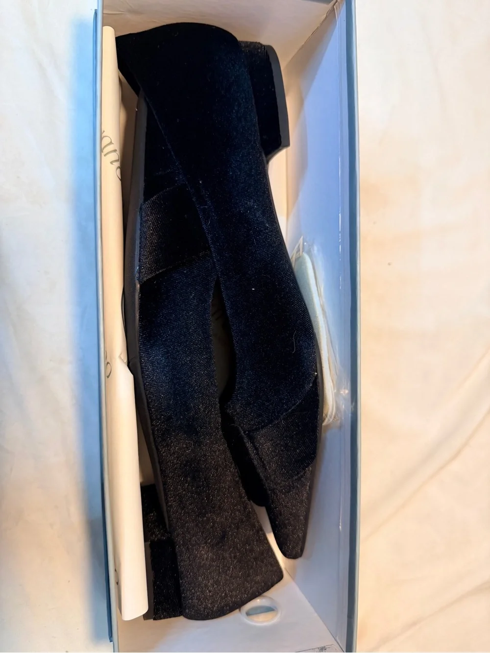 C.Paravano Velvet Flats